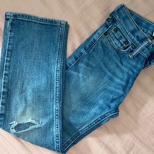 abercrombie kids jean, boy size 5/6 straight jeans